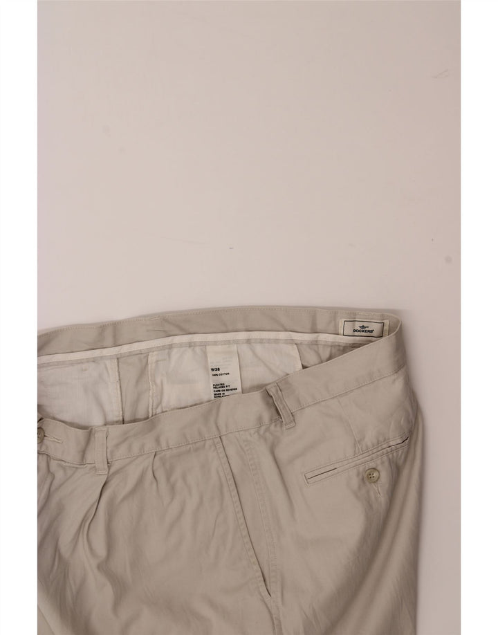 DOCKERS Mens Chino Shorts W38 XL  White Cotton Vintage Dockers and Second-Hand Dockers from Messina Hembry 