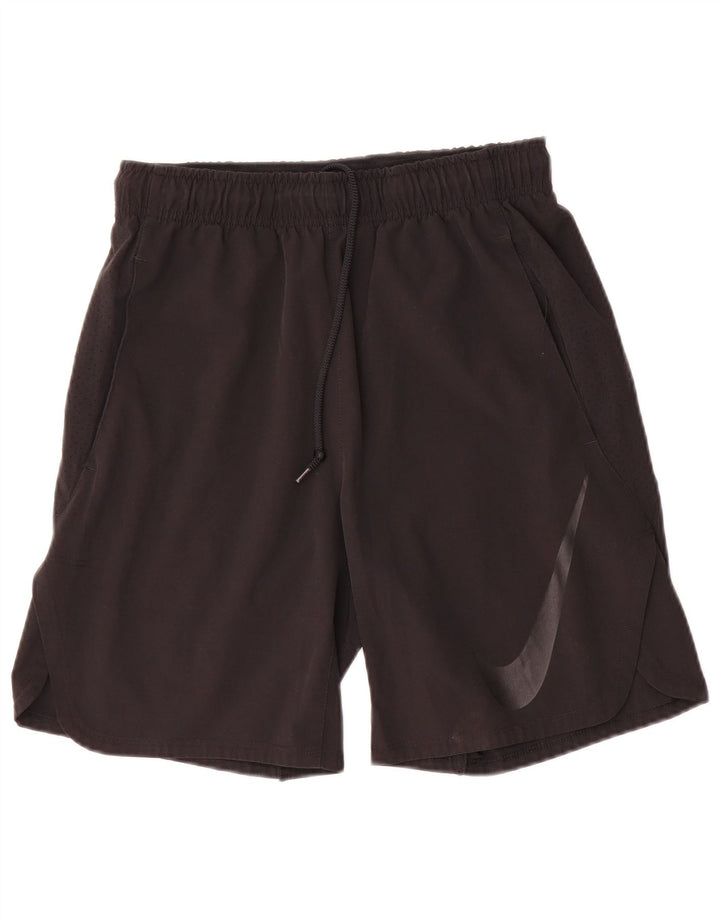Nike Dri Fit Graphic - Pantalones cortos deportivos para hombre (poliéster), color negro