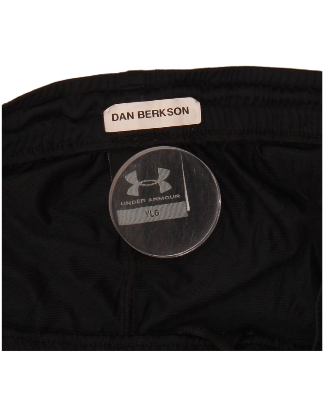 UNDER ARMOUR Pantalones cortos deportivos para niños 11-12 años Grande Poliéster negro