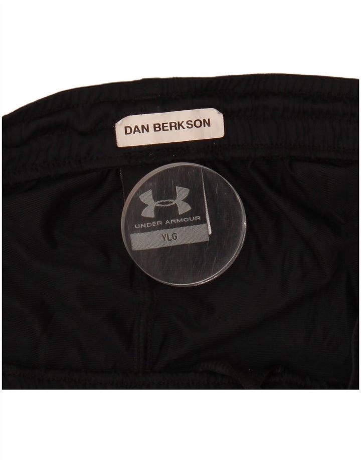 UNDER ARMOUR Pantalones cortos deportivos para niños 11-12 años Grande Poliéster negro