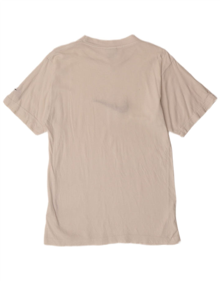 Nike - Camiseta gráfica para hombre, talla pequeña, algodón blanco