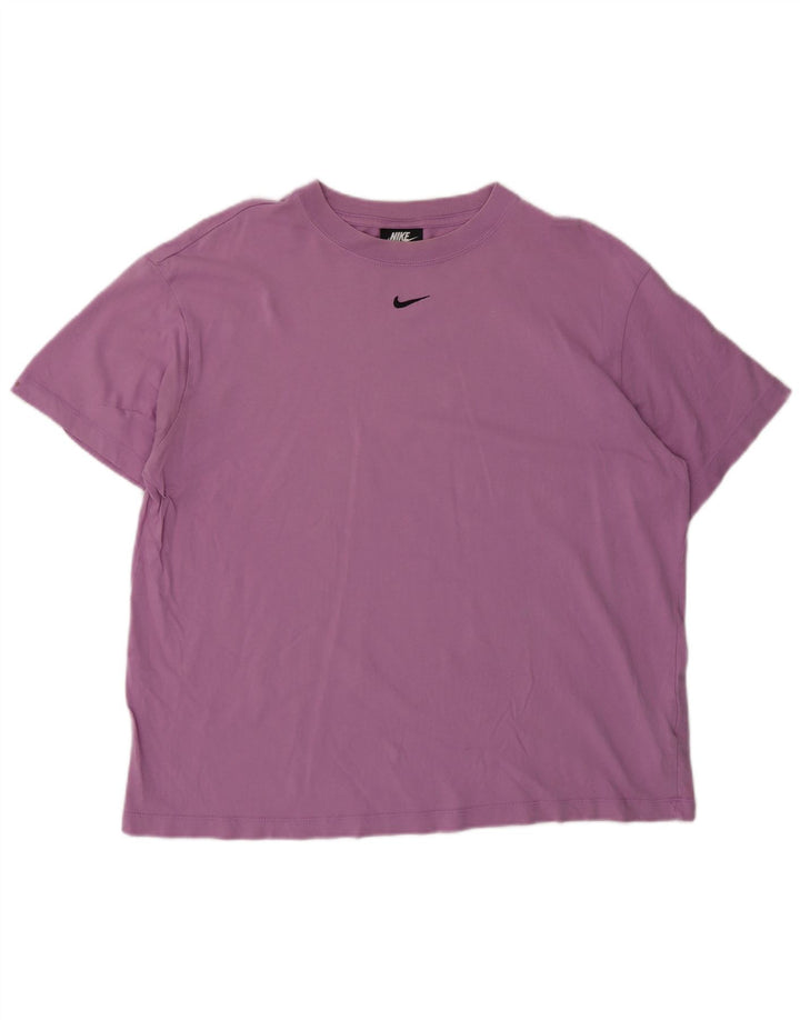Nike Camiseta extragrande para mujer UK 44 Algodón morado mediano
