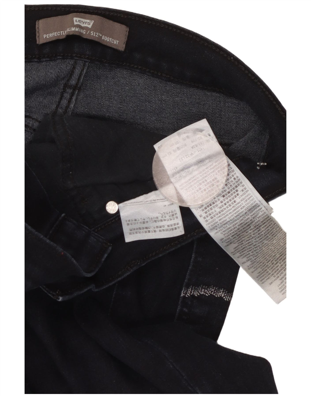 Levi's Mujer 512 Vaqueros Bootcut Perfectamente Adelgazantes W32 L32 Algodón Azul Marino