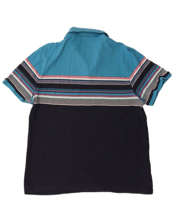 Polo Penguin para hombre XL Algodón color block azul marino