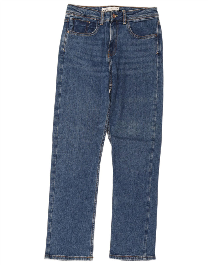 ZARA Vaqueros Slim Mujer EU 38 Small W28 L27 Azul