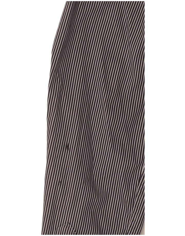 Ted Baker Camisa para hombre Talla 2 Pequeña Algodón a rayas azul marino