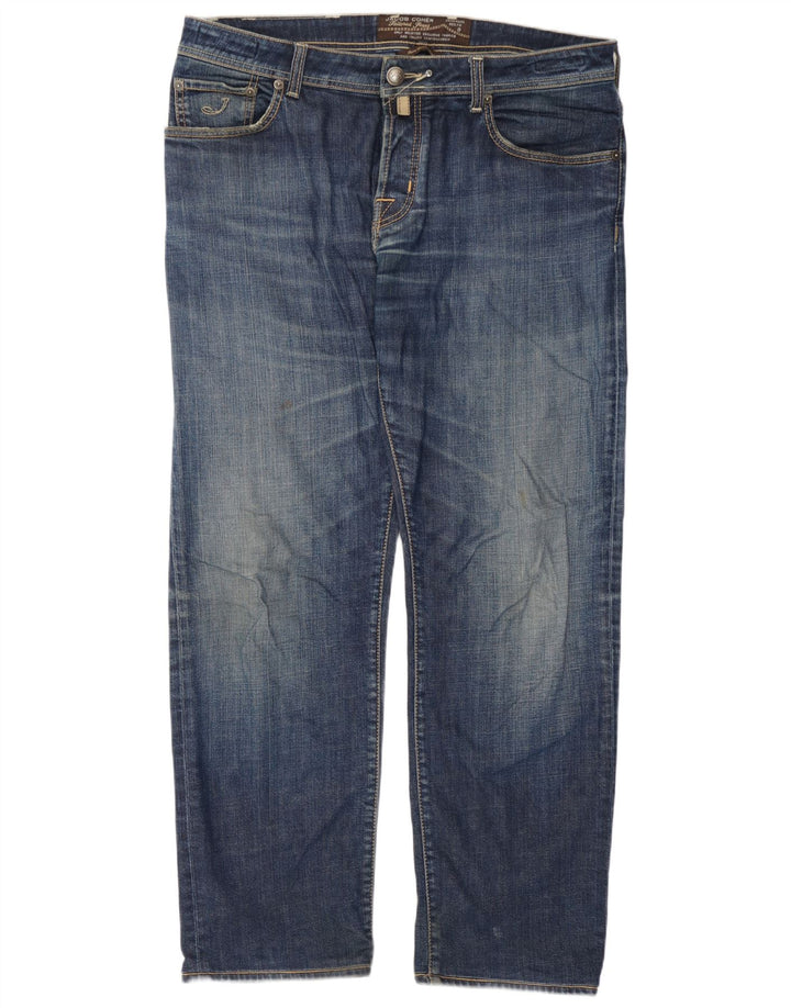 Jacob Cohen Vaqueros rectos para hombre W37 L31 Azul