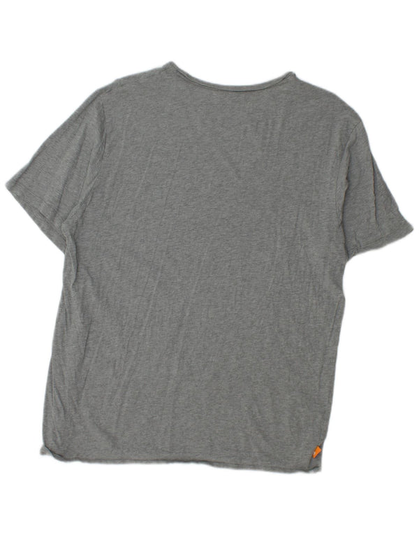 Timberland Camiseta gráfica de corte regular para hombre Top XL Gris