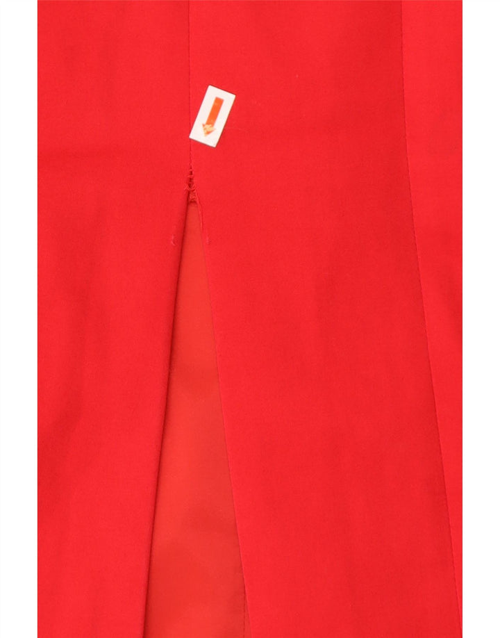 COAST Vestido tubo para mujer UK 10 Pequeño Algodón rojo