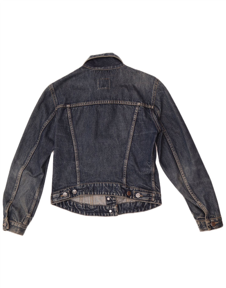 Chaqueta vaquera corta para mujer Gas UK 42 Algodón azul medio