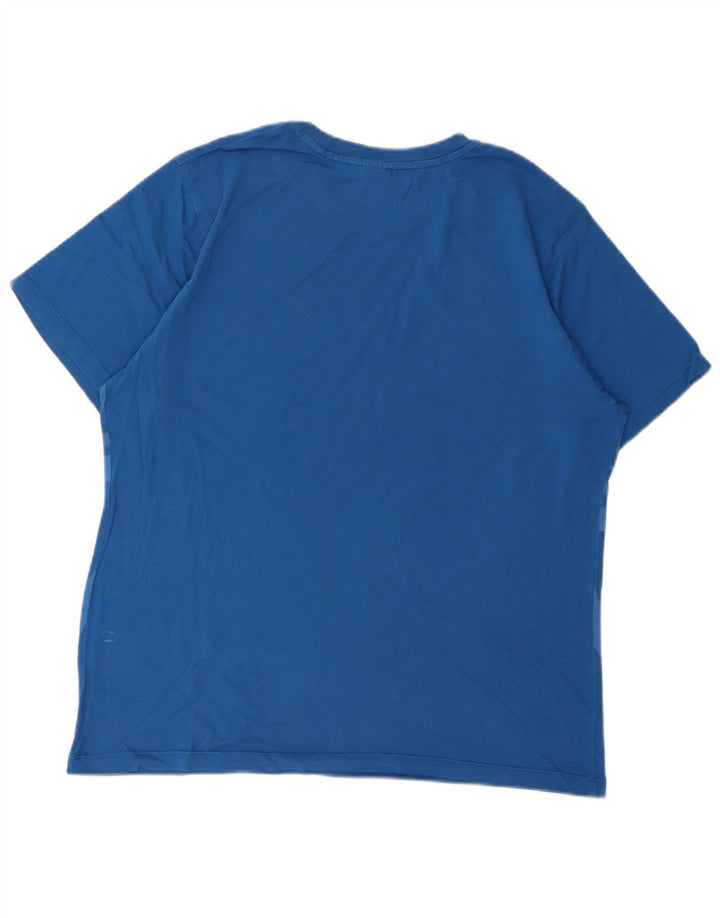 North Sails Camiseta gráfica para hombre Top grande de algodón azul