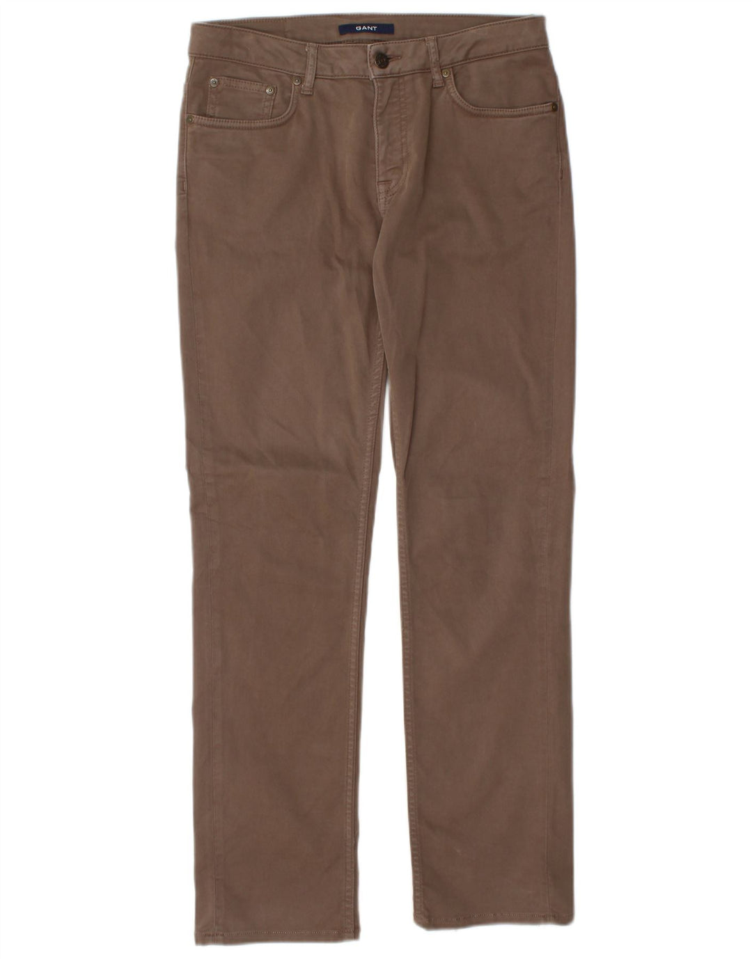 GANT Pantalón Chino Dawn Straight Regular Fit para Mujer W28 L29 Algodón Marrón