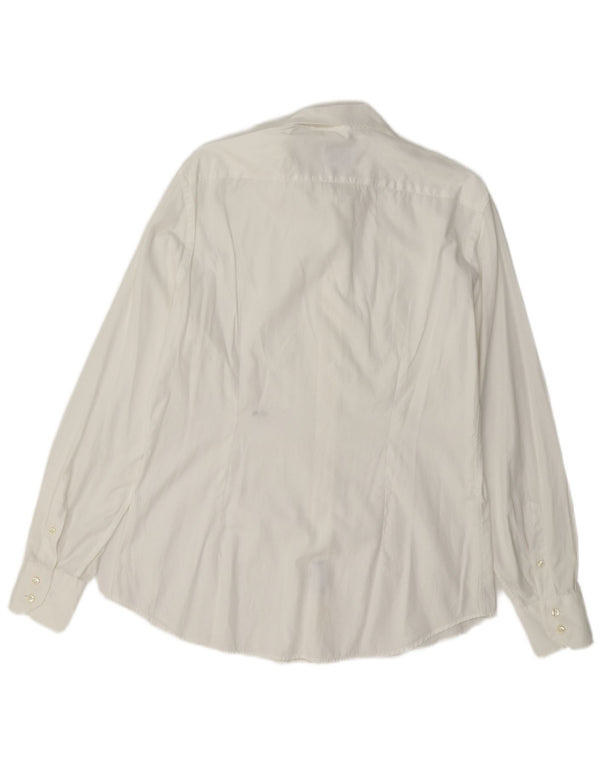 Camisa Vitali para hombre talla 40 15 3/4 mediana algodón blanco
