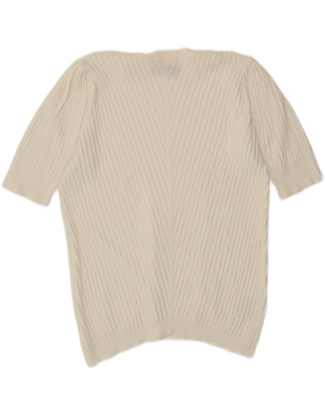 Marks & Spencer - Jersey para mujer con cuello barco, talla 40, talla mediana, color blanco