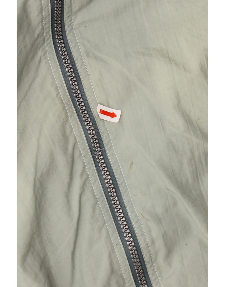 VINTAGE Chaqueta superior de chándal para hombre Bloque de color verde grande