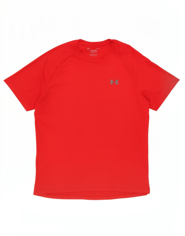 Camiseta Under Armour Hombre Top Large Poliéster Rojo Deportes
