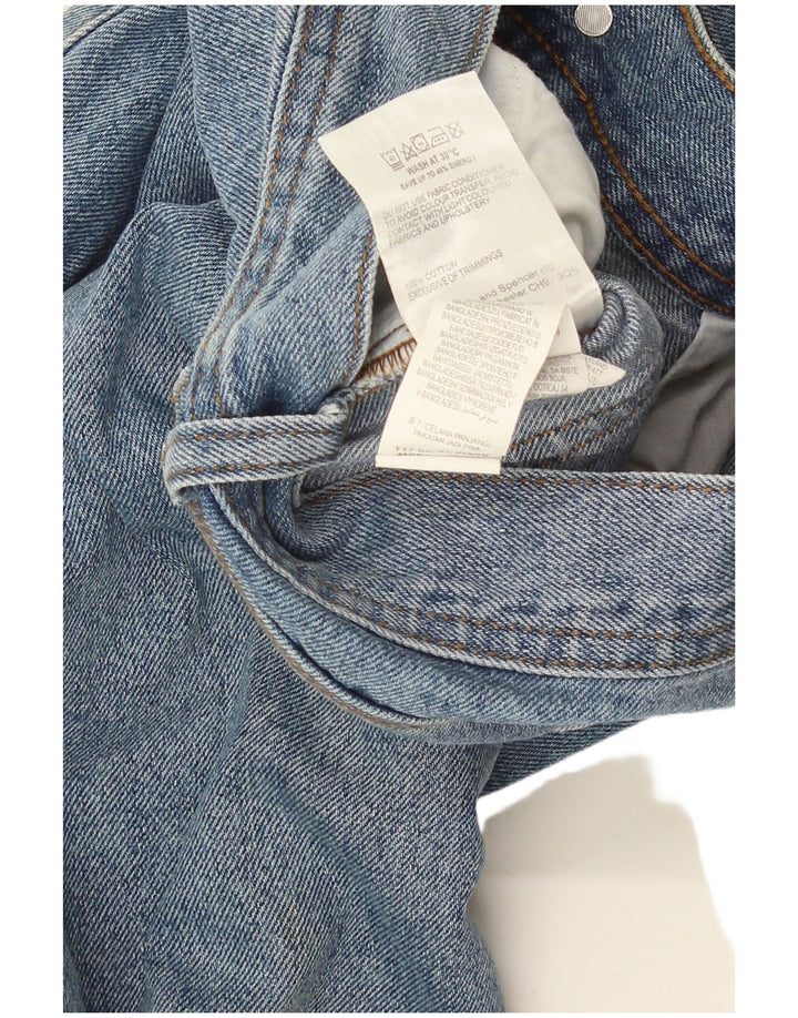 Marks & Spencer Vaqueros rectos para hombre W34 L29 Algodón azul
