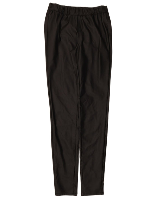 Kaffe Pantalones informales ajustados para mujer IT 36 XS W26 L31 Viscosa negra