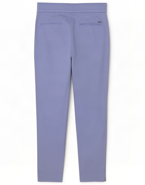 Massimo Dutti Pantalón Chino Slim Mujer EU 38 Small W28 L28 Viscosa Azul