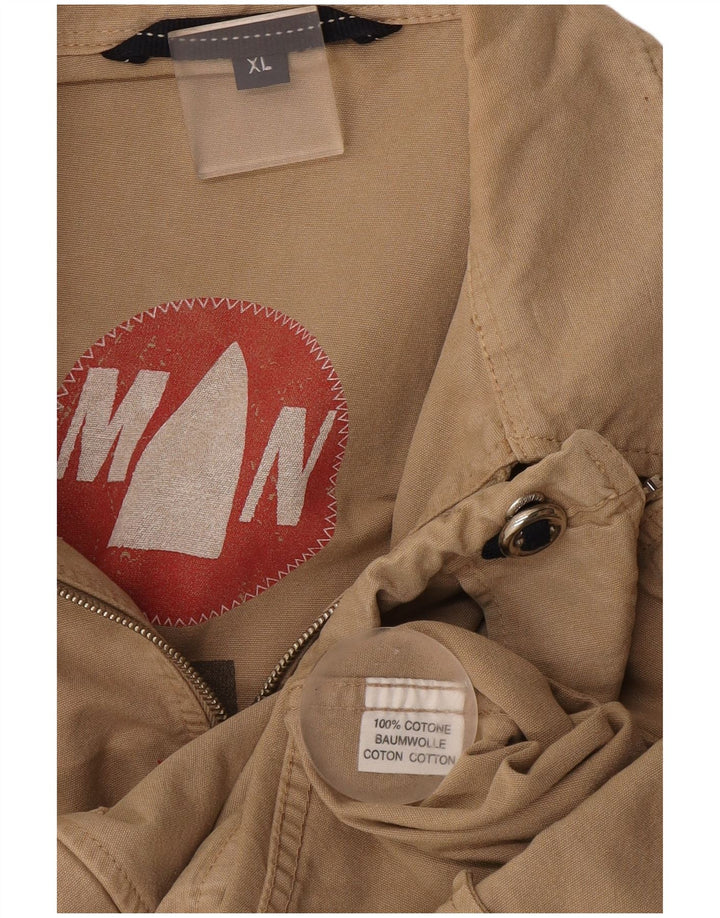 Murphy & Nye Chaqueta Bomber para Hombre UK 42 XL Algodón Beige