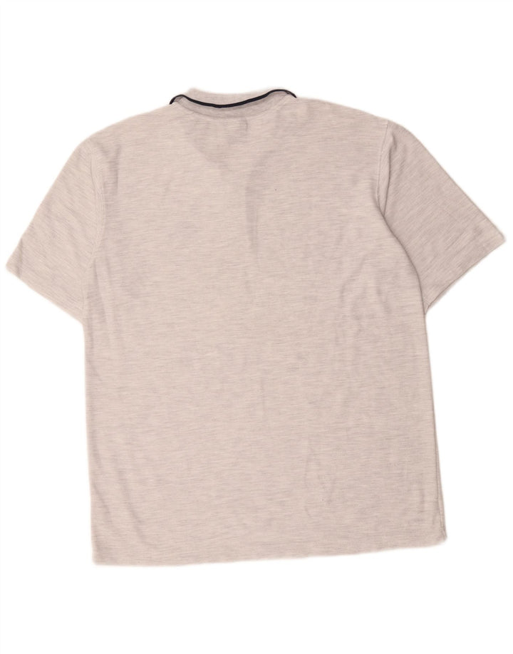 Polo Umbro Hombre XL Algodón Rayas Gris