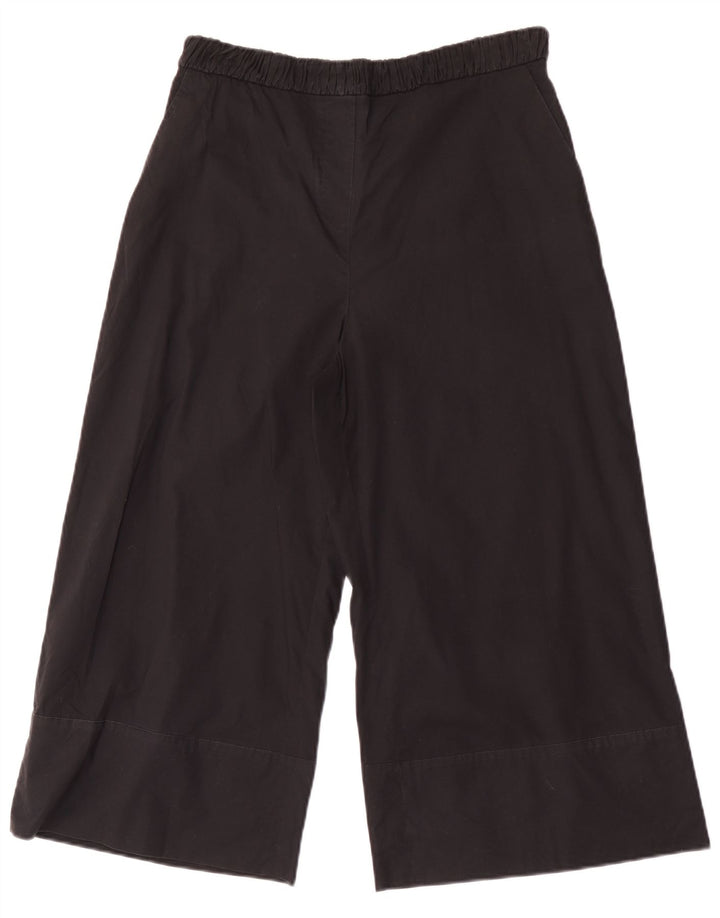 Max & Co. Pantalones capri de pierna ancha para mujer W30 L21 Negro