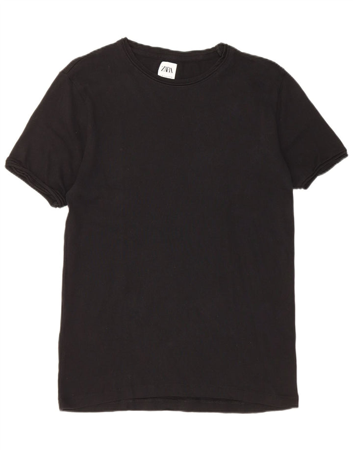Zara Hombre Camiseta Top Small Negro