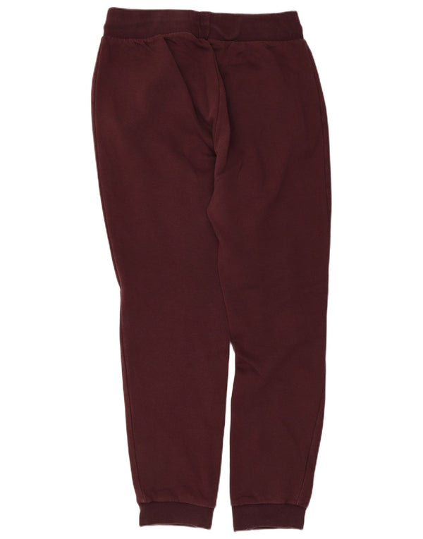Adidas Pantalones de chándal para mujer Joggers UK 14 Medium Borgoña Algodón