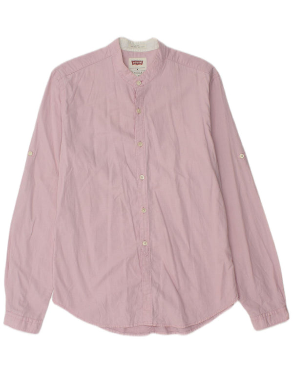 Camisa Levi's Hombre Slim Fit De Algodón Con Manchas Rosa Medio