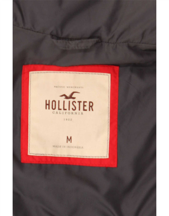 Chaleco acolchado Hollister para mujer UK 40 Poliéster gris medio