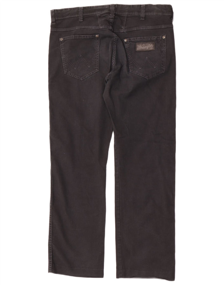 Wrangler Vaqueros rectos Clyde para hombre W36 L32 Algodón negro