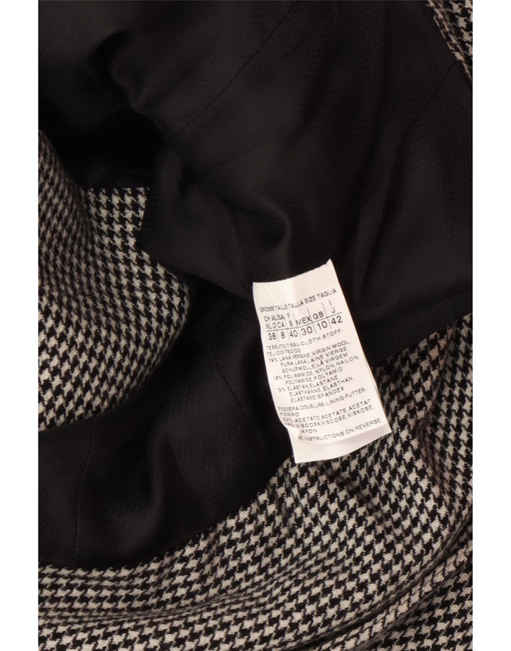 MAX MARA Conjunto de falda de 2 piezas con 4 botones para mujer UK 10 Small W28 Grey Classic