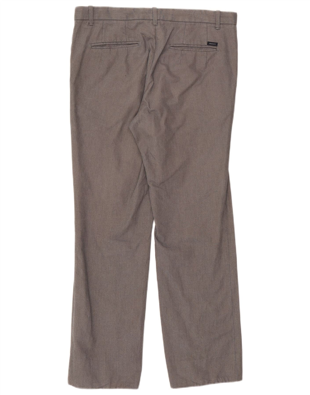 Gant Pantalón chino recto para hombre W33 L31 Algodón gris