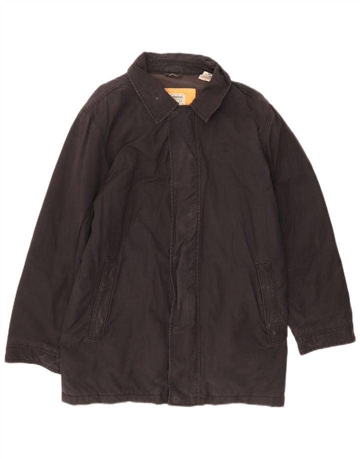 Timberland Chaqueta cortavientos para hombre UK 36 Small Black Cotton
