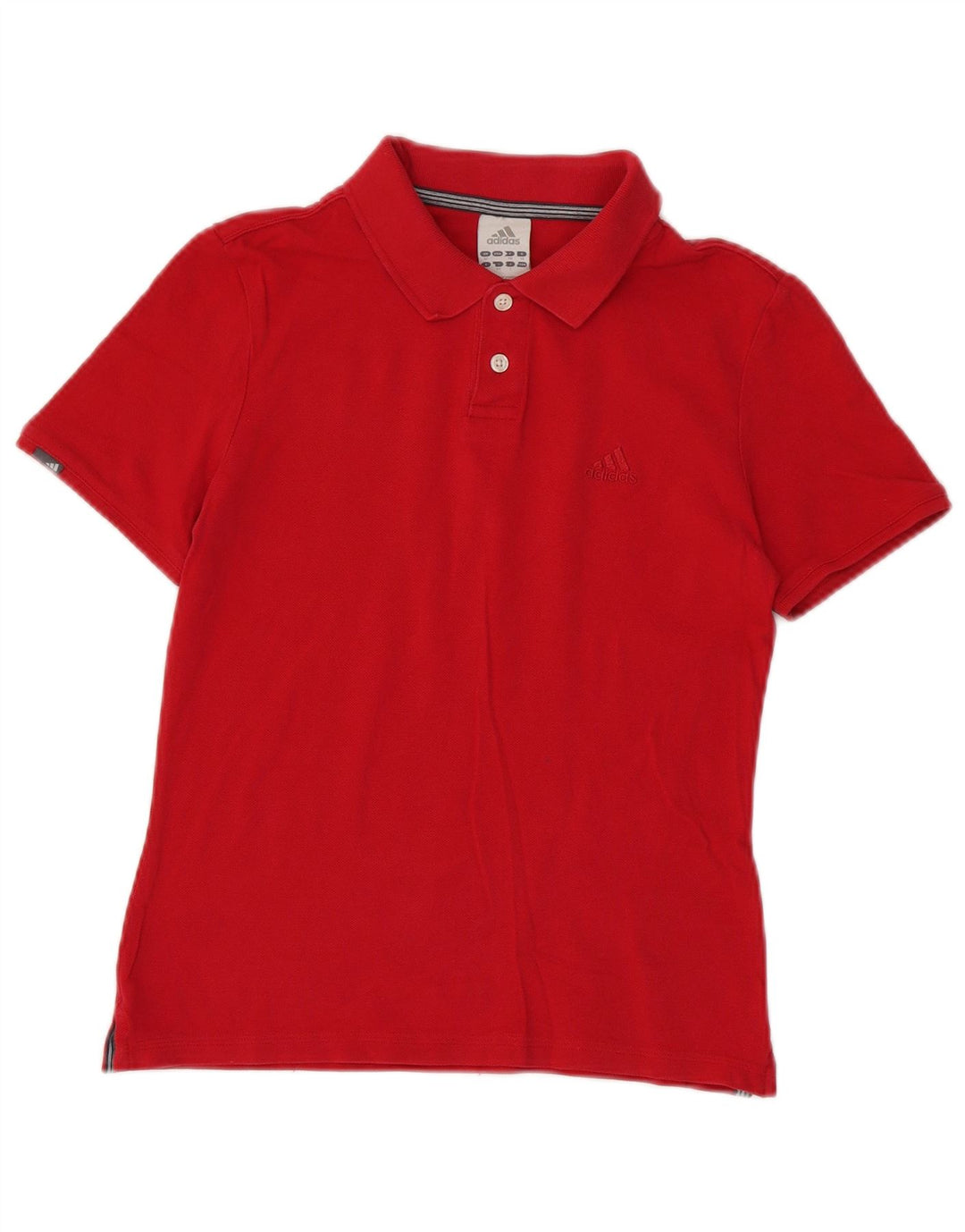 Adidas Polo para mujer UK 12 Mediano Rojo Algodón