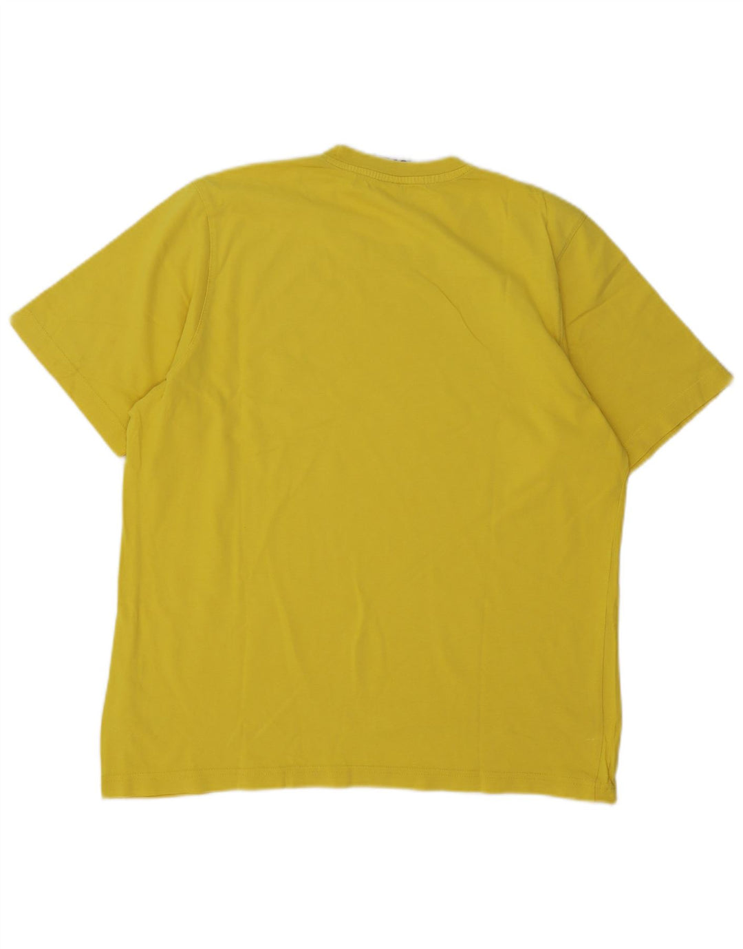 Adidas - Camiseta para hombre, talla grande, algodón amarillo