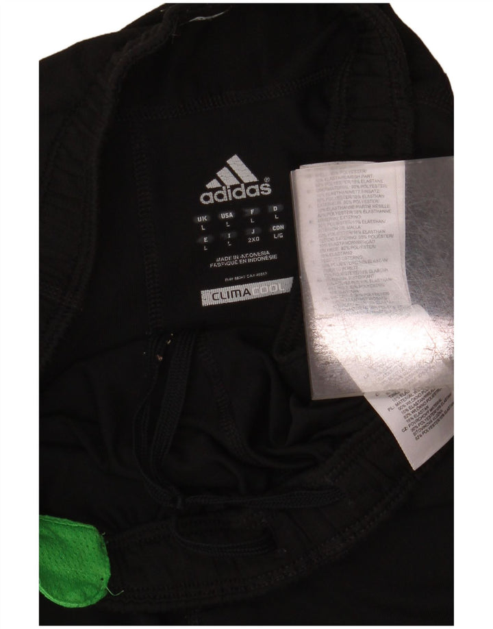 Adidas Mens Climacool Sport Shorts Grande Negro Poliéster