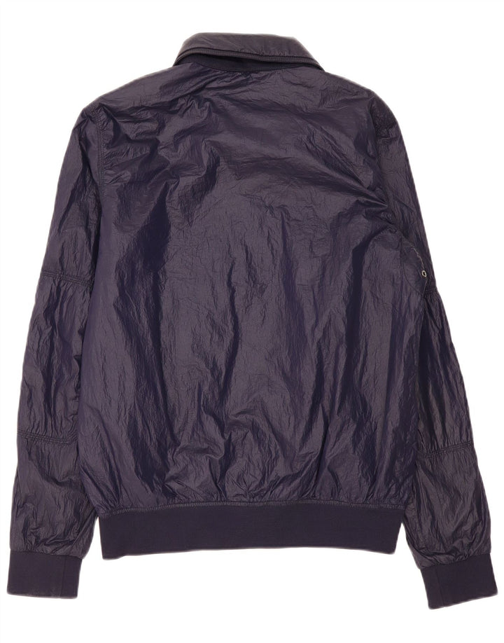 CALVIN KLEIN JEANS Chaqueta bomber para hombre UK 38 Medium Azul marino Nylon