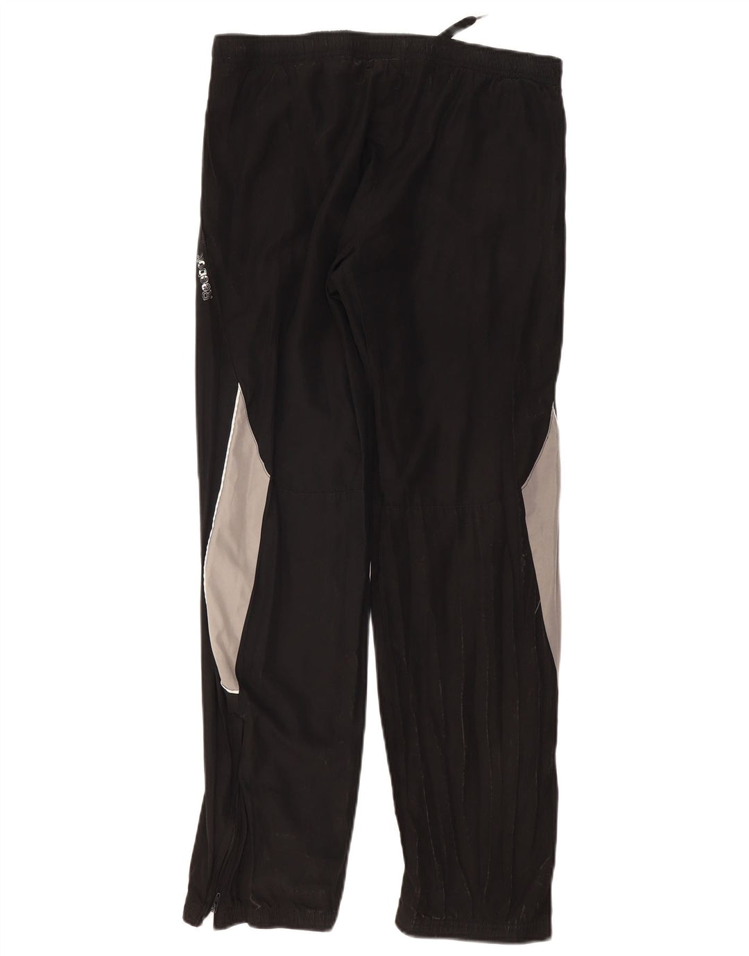 Reebok Hombre Pantalones De Chándal Joggers Small Negro Colorblock Poliéster