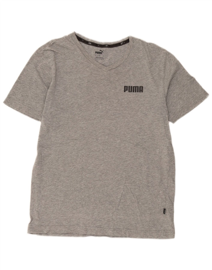 Camiseta Puma Hombre Top Small Gris Algodón