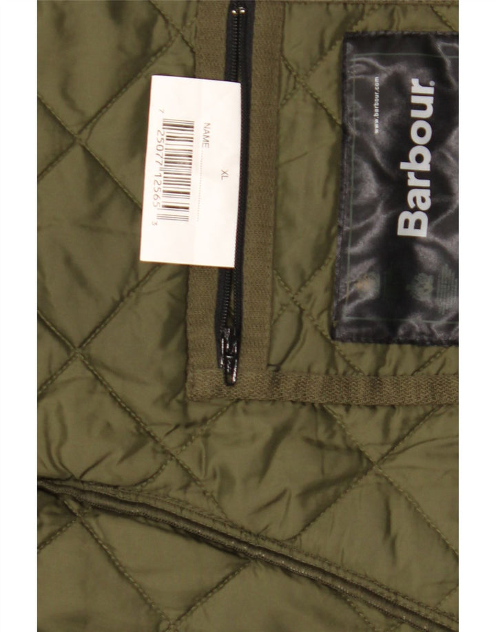Barbour Chaqueta acolchada para hombre UK 42 XL Poliéster verde