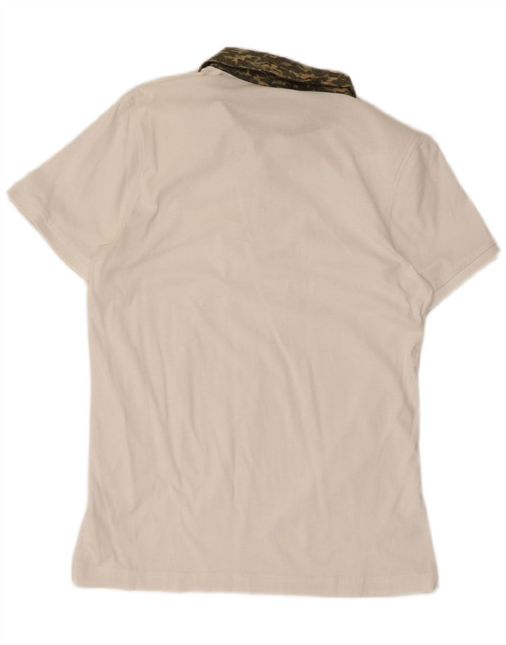 Moncler Polo Slim Fit Camuflaje Blanco Medio |
