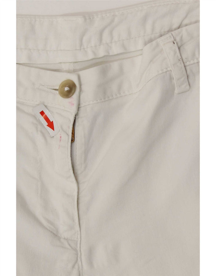 Pantalones cortos chinos Kappa para mujer EU 40 Medium W32 Algodón blanco