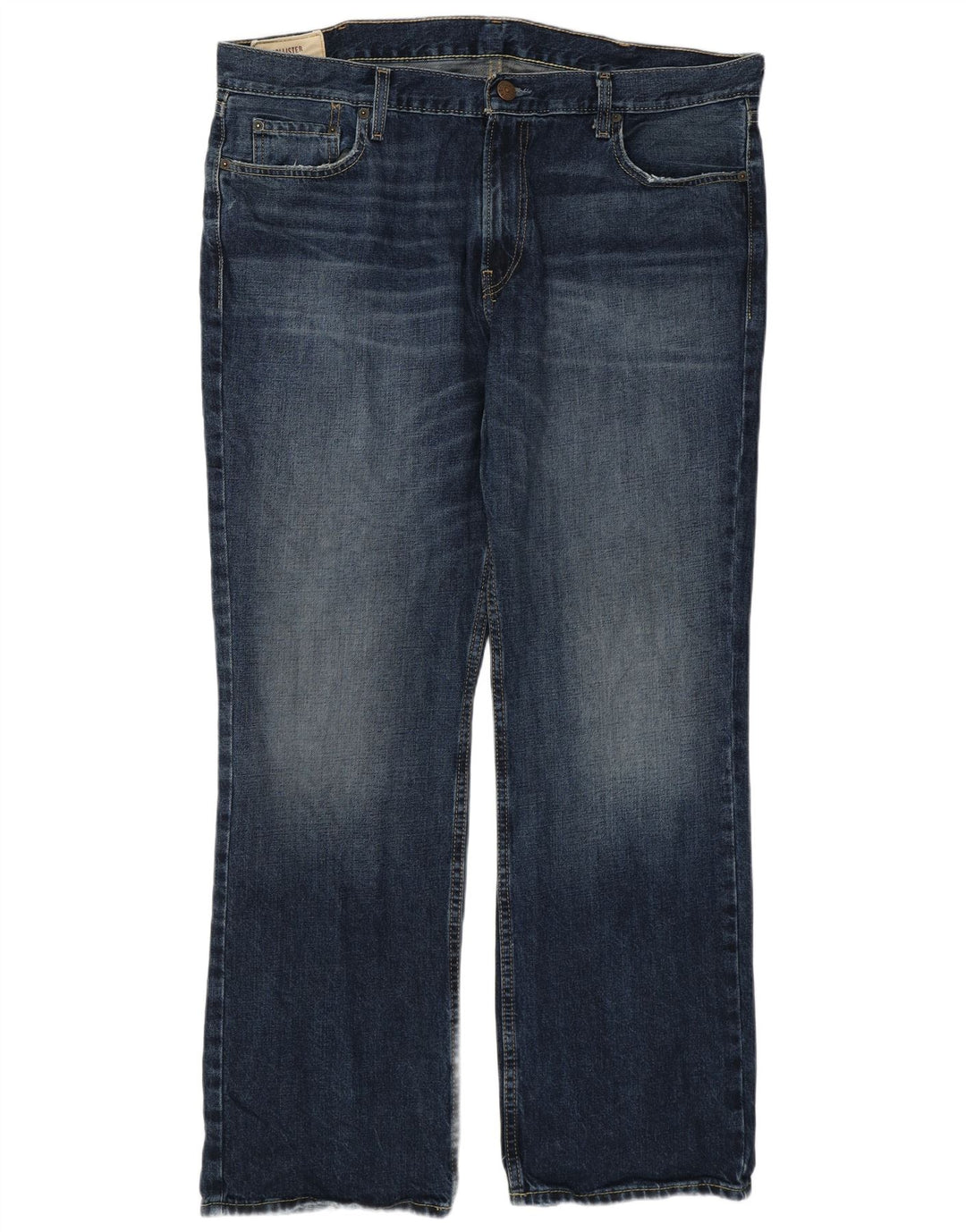 Vaqueros Hollister Hombre Bootcut W38 L30 Algodón Azul Marino