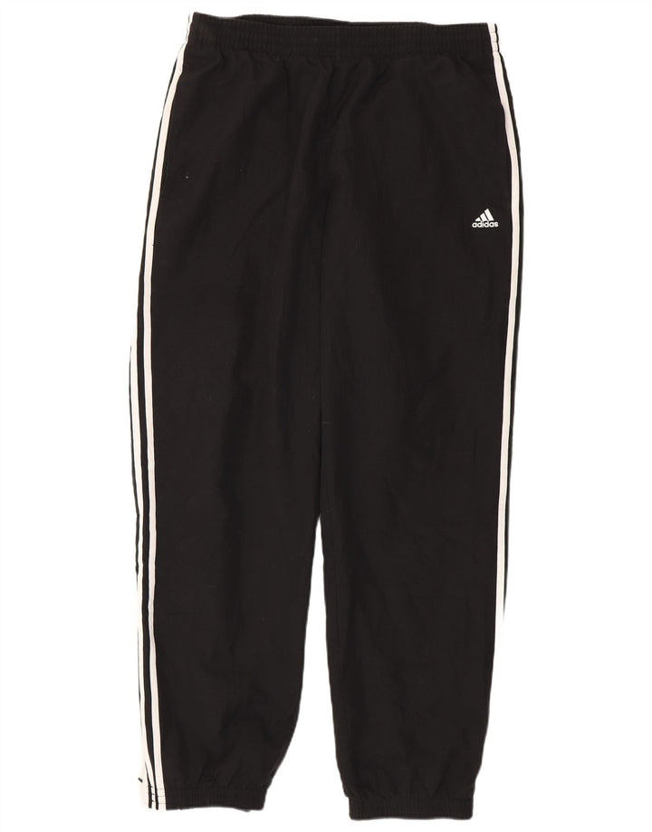 Adidas Hombre Climalite Chándal Pantalones Joggers Grande Negro Poliéster
