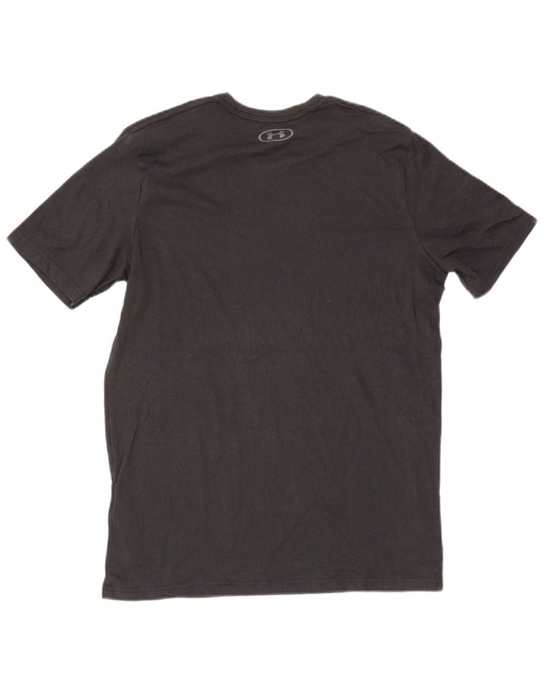 Under Armour Camiseta gráfica para hombre Top mediano de algodón negro