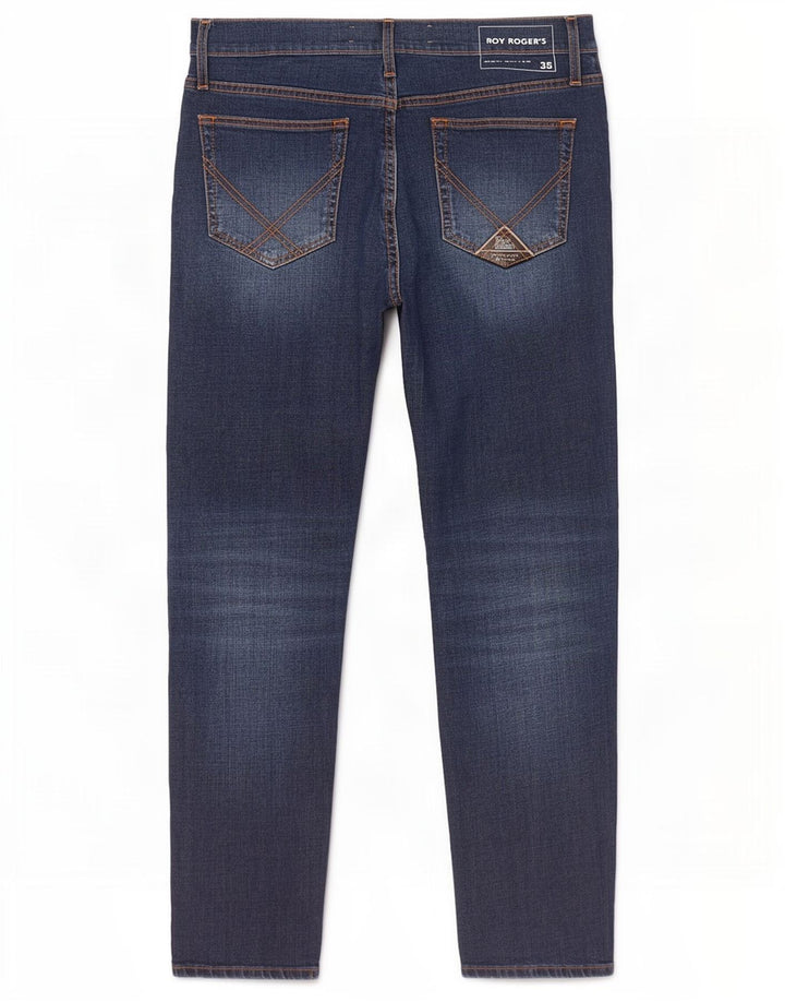 Roy Rogers Vaqueros ajustados para hombre W35 L30 Algodón azul