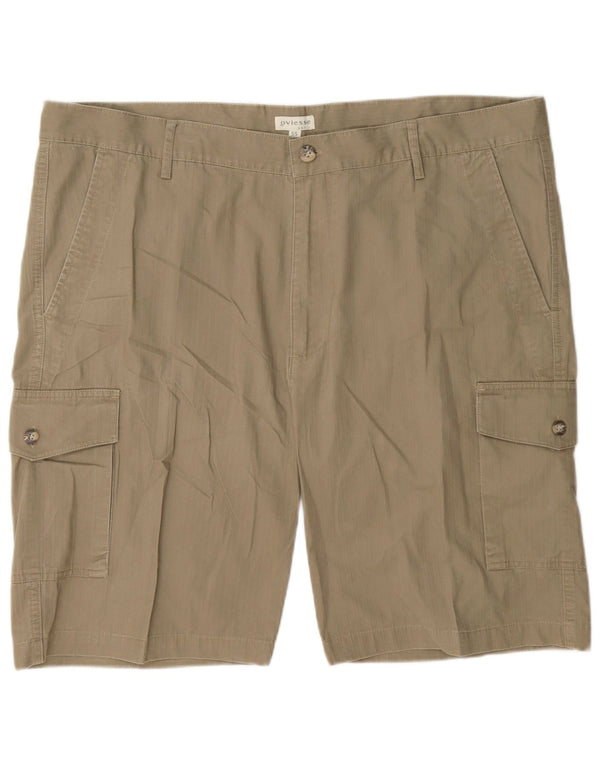 Oviesse Pantalones cortos cargo para hombre IT 55 2XL W42 Algodón beige