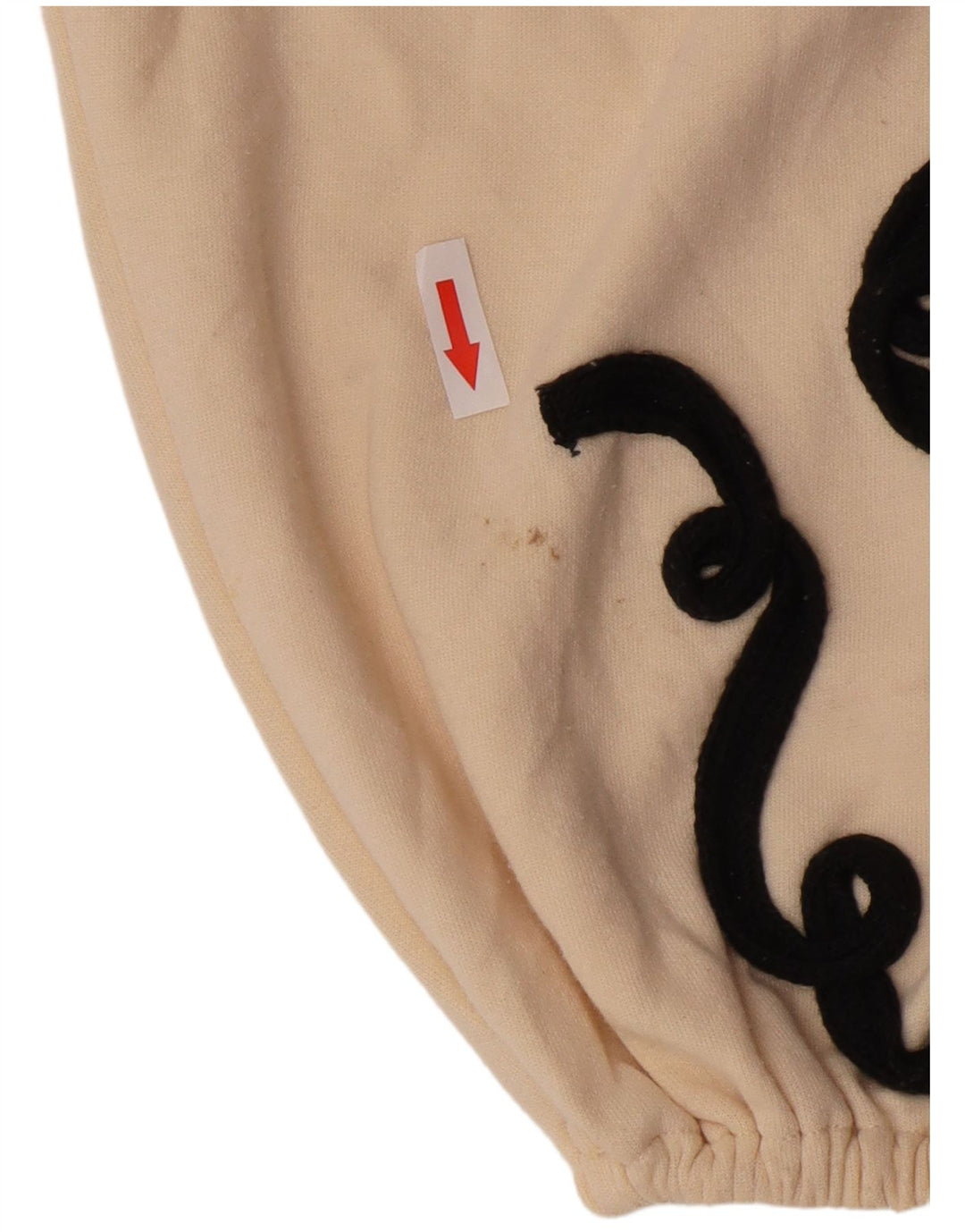Zara Mujer Crop Sudadera Oversize Jersey UK 10 Small Beige