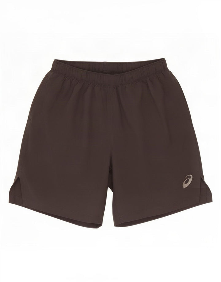 Pantalones cortos deportivos Asics Hombre Gris medio Poliéster